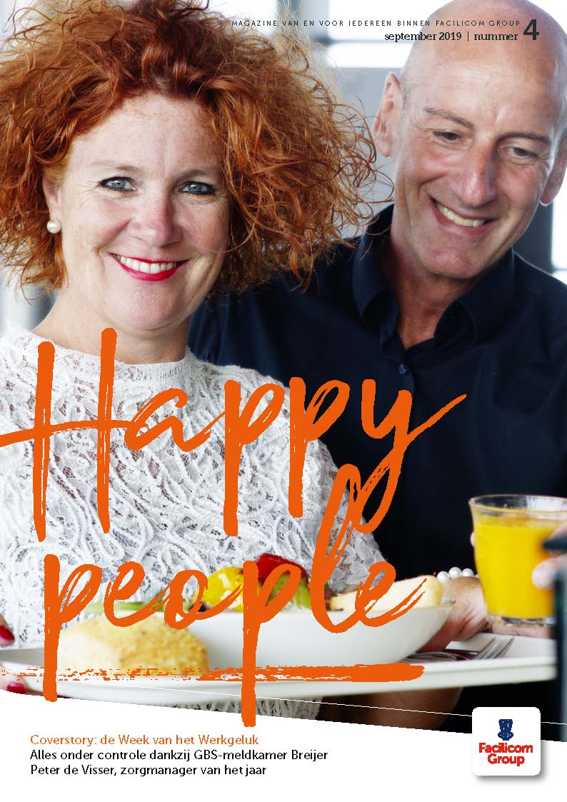 cover Happy People, personeelsblad Facilicom