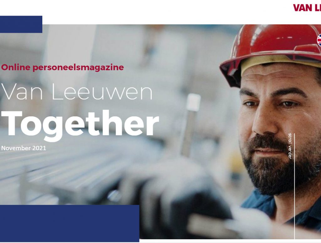 online personeelsblad Van Leeuwen Buizen Groep